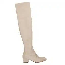 Wehkamp Manfield stretch laarzen beige aanbieding