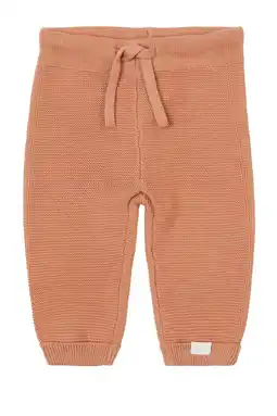Wehkamp Noppies newborn baby regular fit broek grover van biologisch katoen oudroze aanbieding