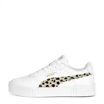 Wehkamp Puma carina 2.0 animal sneakers wit/bruin/zwart aanbieding