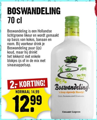 Dirck 3 BOSWANDELING 70 cl aanbieding