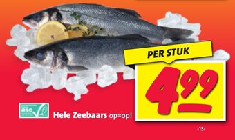 Nettorama Hele Zeebaars aanbieding