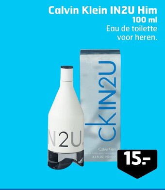 Trekpleister Calvin Klein IN2U Him 100ml aanbieding