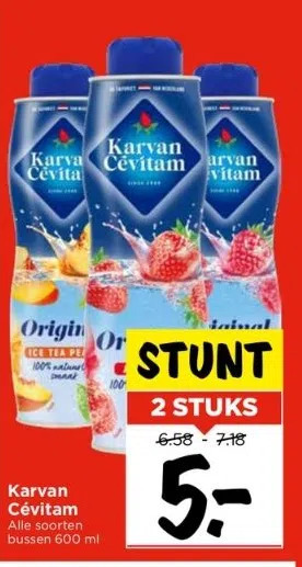 Vomar Voordeelmarkt Karvan cévitam aanbieding