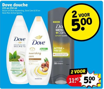 Kruidvat Dove douche aanbieding