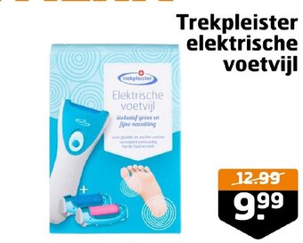 Trekpleister Trekpleister elektrische voetvijl aanbieding