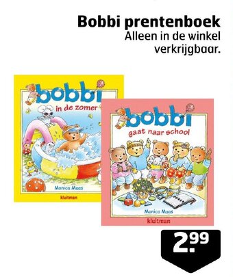 Trekpleister Bobbi prentenboek aanbieding