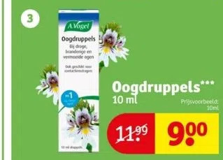 Kruidvat Oogdruppels* aanbieding