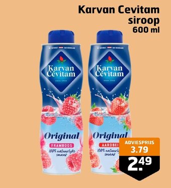 Trekpleister Karvan Cevítam siroop 600ml aanbieding