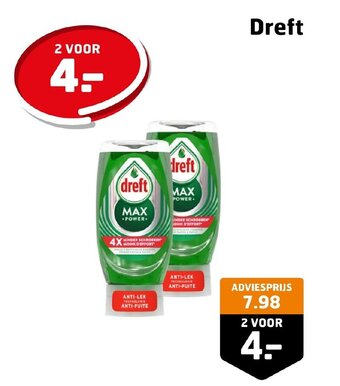 Trekpleister Dreft aanbieding