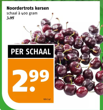 Poiesz Noordertrots kersen schaal à 400 gram aanbieding