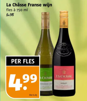 Poiesz La Châsse Franse wijn fles à 750 ml aanbieding