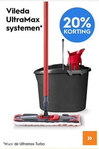 Blokker Vileda ultramax systemen* aanbieding