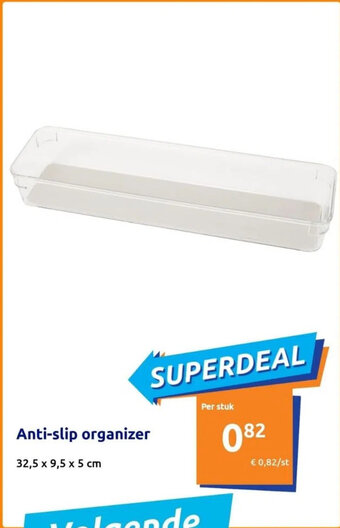 Action Anti-slip organizer 32,5x9,5x5 cm aanbieding