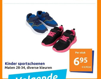 Action Kinder sportschoenen Maten 28-34, diverse kleuren aanbieding