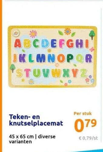 Action Teken- en knutselplacemat 45 x 65 cm | diverse varianten aanbieding