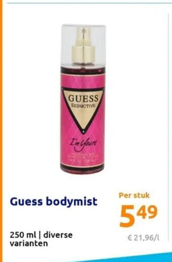 Action Guess bodymist 250 ml | diverse varianten aanbieding