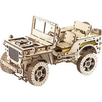 Conrad Wooden city 502337 woodencity houten bouwpakket jeep 4x4 aanbieding