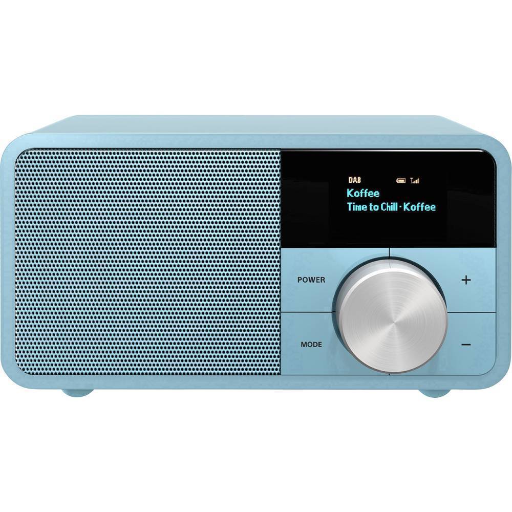 Sangean DDR-7 Genuine Mini DAB+ Radio – Draagbaar, Bluetooth, Akoestische Houten Kast, Zwart