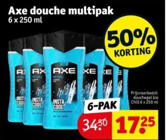 Kruidvat Axe douche multipak aanbieding