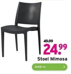 GAMMA Stoel mimosa aanbieding