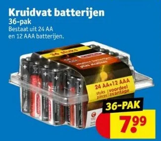 Kruidvat Kruidvat batterijen aanbieding