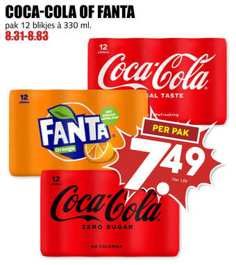 MCD Supermarkt Coca-cola of fanta aanbieding