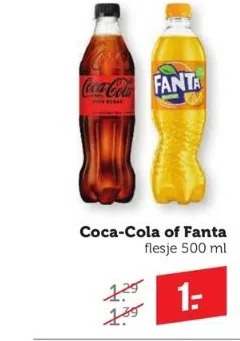 Coop Coca-cola of fanta aanbieding