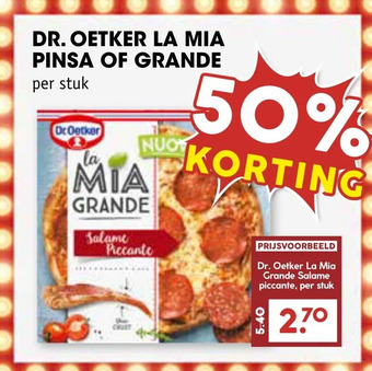 MCD Supermarkt Dr. oetker la mia pinsa of grande aanbieding