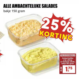 MCD Supermarkt Alle ambachtelijke salades aanbieding