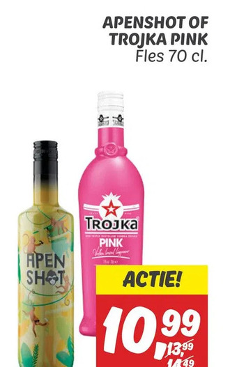 Dekamarkt Apenshot of trojka pink aanbieding