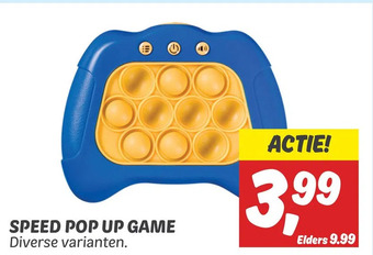 Dekamarkt Speed pop up game aanbieding