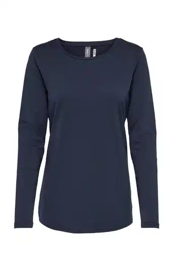 Wehkamp Only play sportshirt onpclarisa donkerblauw aanbieding