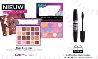 ICI Paris XL Rude Cosmetics aanbieding