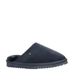 Wehkamp Warmbat australia gevoerde suède pantoffels blauw aanbieding