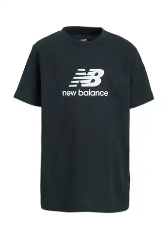 Wehkamp New balance t-shirt zwart aanbieding