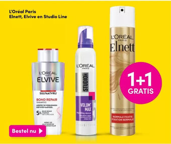 DA L'Oréal Paris Elnett, Elvive en Studio Line aanbieding