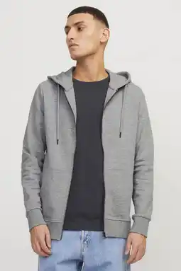 Wehkamp Jack & jones essentials sweatvest jjebasic grijs melange aanbieding