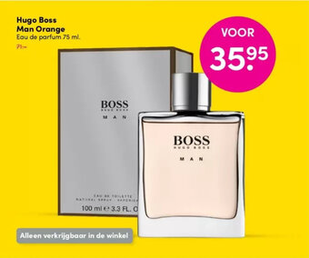 DA Hugo Boss Man Orange Eau de parfum 75 ml. aanbieding