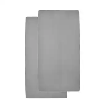 Wehkamp Meyco katoenen hoeslaken ledikant 60x120 cm (set van 2) aanbieding