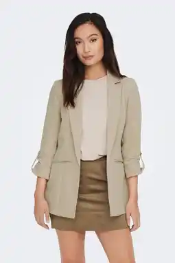 Wehkamp Only blazer onlkayle beige aanbieding