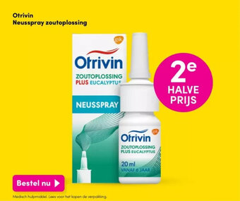 DA Otrivin Neusspray zoutoplossing aanbieding