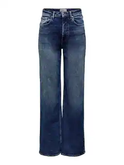 Wehkamp Only high waist wide leg jeans onljuicy medium blue denim aanbieding