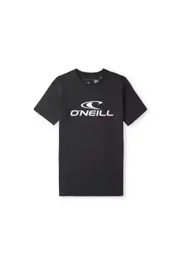 Wehkamp O'neill t-shirt wave met logo zwart/wit aanbieding