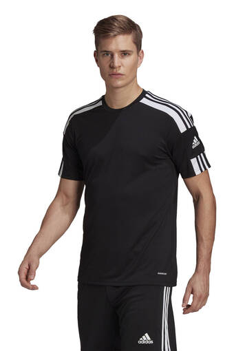 Wehkamp Adidas performance senior  squadra 21 voetbal t-shirt zwart/wit aanbieding