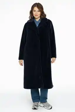 Wehkamp Yoek jas donkerblauw aanbieding
