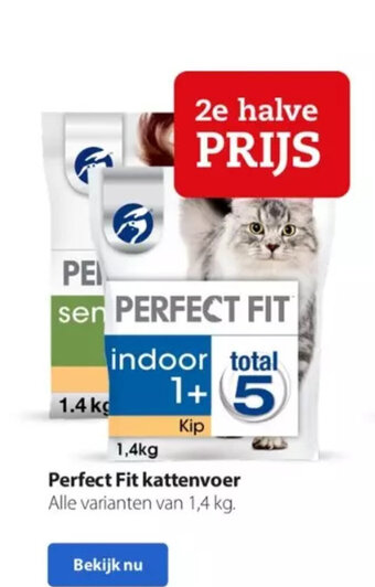 Pets Place Perfect Fit kattenvoer Alle varianten van 1,4 kg. aanbieding