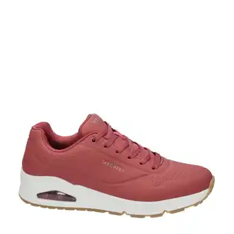 Wehkamp Skechers stand on air sneakers rood aanbieding
