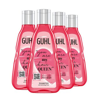 Wehkamp Guhl love speech shampoo - 4 x 250 ml - voordeelverpakking aanbieding