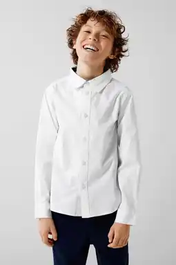 Wehkamp Name it kids overhemd met biologisch katoen wit aanbieding