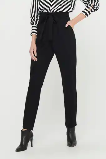 Wehkamp Jdy high waist slim fit broek zwart aanbieding